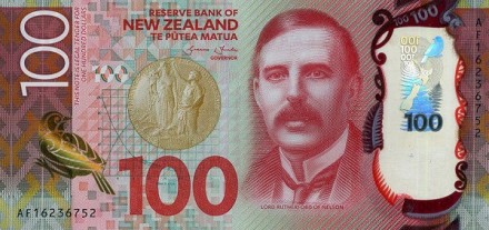 Новая Зеландия 100 долларов 2016 Желтоголовая мохуа UNC / пластиковая коллекционная купюра