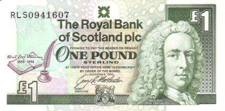 Стивенсон Шотландия 1 фунт 1994 г