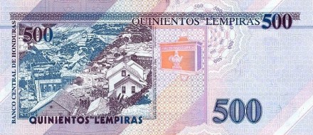 Гондурас 500 лемпир 2016 Шахты Росарио-де-Сан-Хасинто UNC / коллекционная купюра