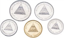 Никарагуа Набор из 5 монет 2012-2014 