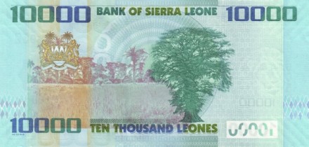 Сьерра-Леоне 10000 леоне 2010 г Голубь мира UNC