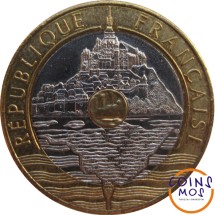 Франция 20 франков 1992 г  /Остров Мон-Сен-Мишель/