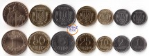 Украина Набор из 7 монет 2012-16 гг.  UNC