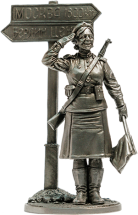 Солдатик Военная регулировщица, ефрейтор Красной Армии. 1945 г. СССР