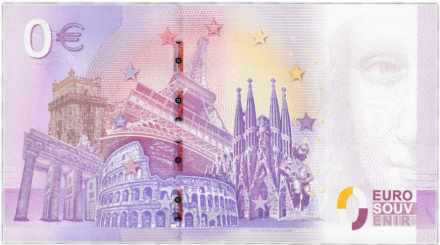 0 евро 2017 Сарла-ла-Канеда Гуси UNC / памятная купюра