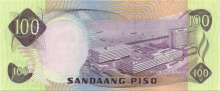 Филиппины 100 песо 1978 Мануэль Рохас UNC / коллекционная купюра