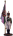 Подпрапорщик Псковского мушкетерского полка с полковым знаменем. Россия, 1803-06 гг. / Цветной, оловянный солдатик