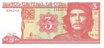 Куба 3 песо 2005 г.   Че Гевара   UNC 