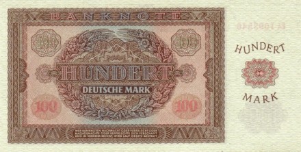 Германия (ГДР) 100 марок 1955 UNC