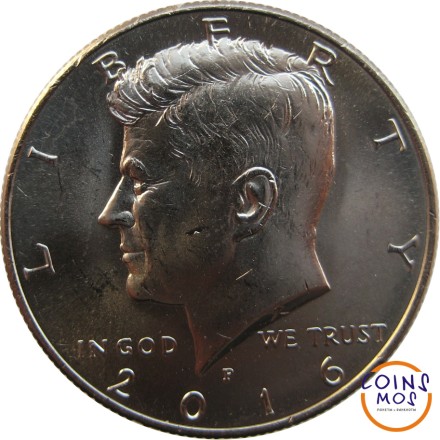 США 1/2 доллара 2016 г Кеннеди P