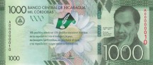 Никарагуа 1000 кордоба 2016 / Столетие со дня смерти Рубена Дарио  UNC  Юбилейная!