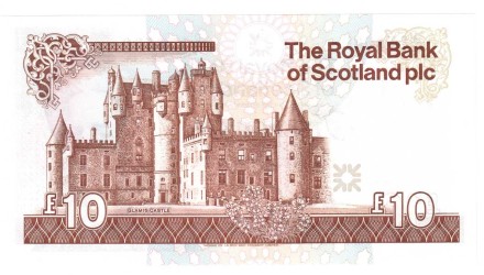Шотландия 10 фунтов 2007 Замок Глэмис (Glamis Castle) UNC