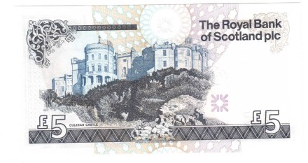 Шотландия 5 фунтов 2005 Замок Калейн (Culzean Castle) UNC