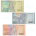 Индонезия Набор банкнот 1000, 2000, 5000 рупий 2022 Национальные герои UNC