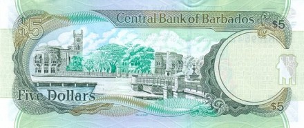 Барбадос 5 долларов 2012 Портрет сэра Ф. Воррелла UNC