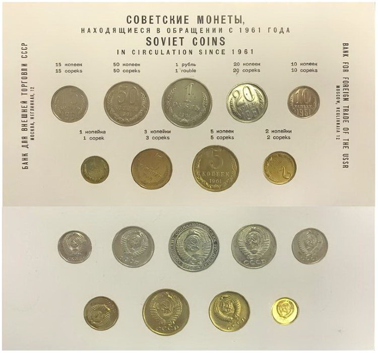 Наборы монет СССР