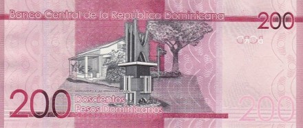 Доминикана 200 песо 2014 Сестры Мирабель UNC