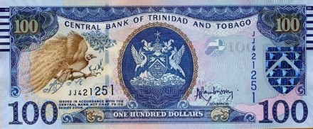 Тринидад и Тобаго 100 долларов 2006 г   UNC    