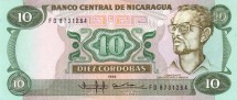 Никарагуа 10 кордоба 1985 г  Команданте Карлос Фонсека Амадор     UNC   
