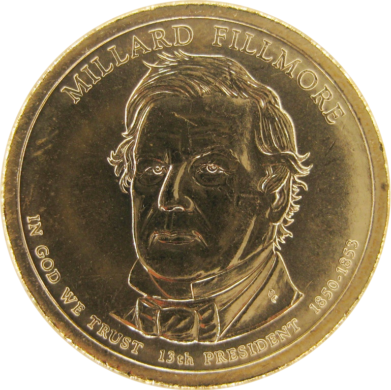 США Миллард Филлмор 1 доллар 2010 г.