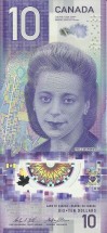 Канада 10 долларов 2018 / Канадский музей прав человека в Виннипеге UNC Пластиковая банкнота