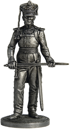 Обер-офицер армейской пешей артиллерии. Россия, 1809-14 гг. (65 мм)
