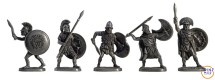 Набор из 5 солдатиков (Древние Греки) 40 мм Оловянные солдатики