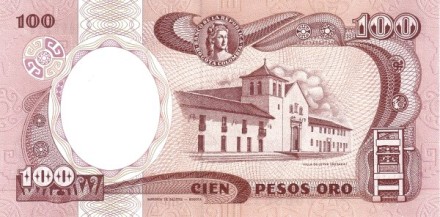Колумбия 100 песо 1991 Генерал Антонио Нариньо UNC