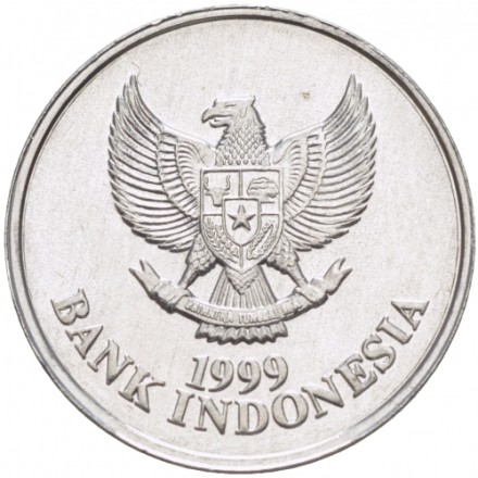 Индонезия 100 рупий 1999 г  Пальмовый Какаду
