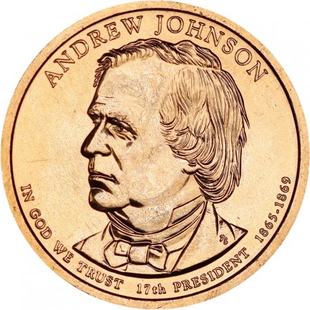 США Эндрю Джонсон 1 доллар 2011 г.