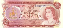Канада 2 доллара 1974 г. Эскимосы  aUNC   Подписи тип# 1