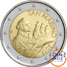Сан-Марино 2 евро 2017 г.   (регулярная)