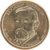 США Бенджамин Гаррисон  1 доллар 2012 г. 