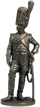 Гренадер полка Конных гренадеров Императорской гвардии. Франция, 1807-14 гг. (75мм)