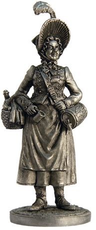 Французская маркитантка, 1805-15 гг. / оловянная фигурка