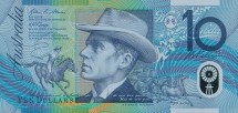 Австралия 10 долларов 2008  «Эндрю Бартон Петерсон»  UNC пластик  