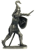 Солдатик Томас де Бошам, граф Уорвик. Англия, 14 век / оловянный солдатик