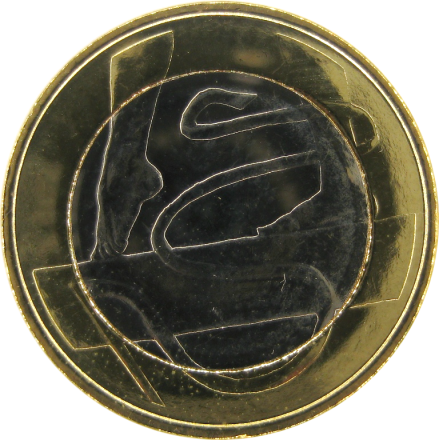 Финляндия 5 евро 2015 Гимнастика UNC / коллекционная монета