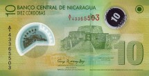 Никарагуа 10 кордоба 2007 г Замок Непорочного зачатия, Рио-Сан-Хуан  пластиковая  UNC