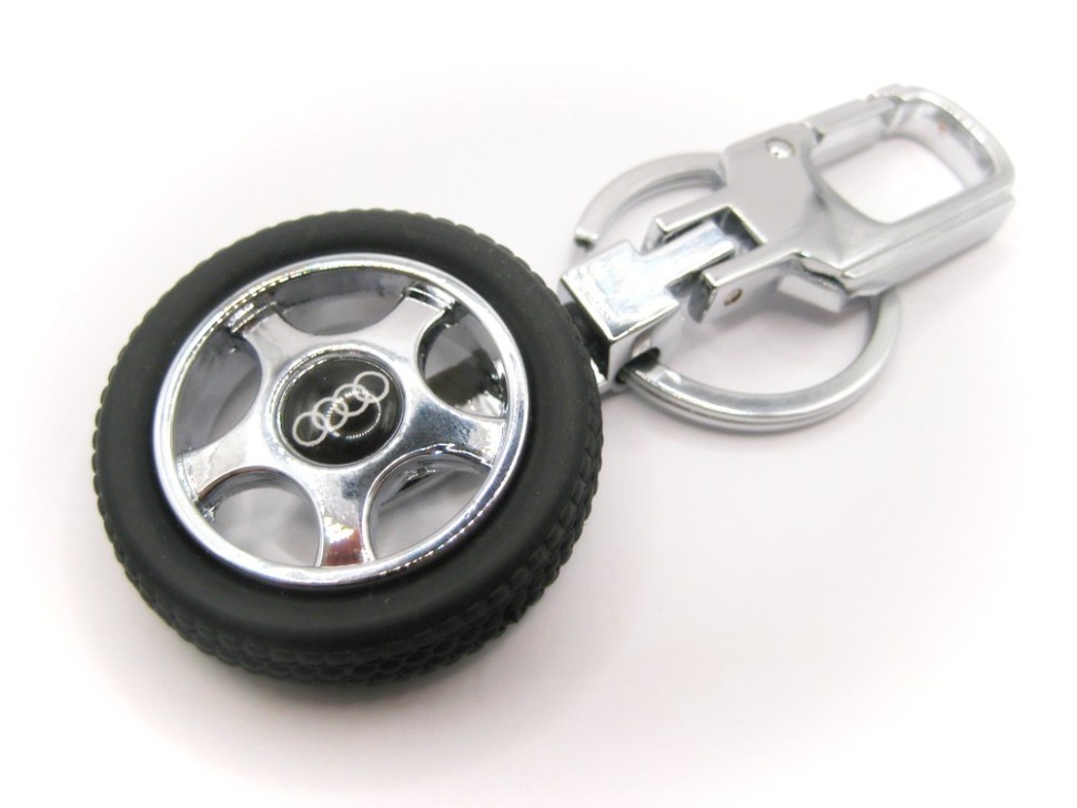 Брелок автомобильный, Колесо Audi/брелок для авто/брелок для ключей женский/брелок для ключей мужской/брелок для ключей автомобиля     