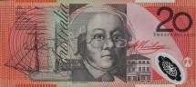 Австралия 20 долларов 2010 г «Мэри Рейби и ее шхуна Меркурий»   UNC пластик   