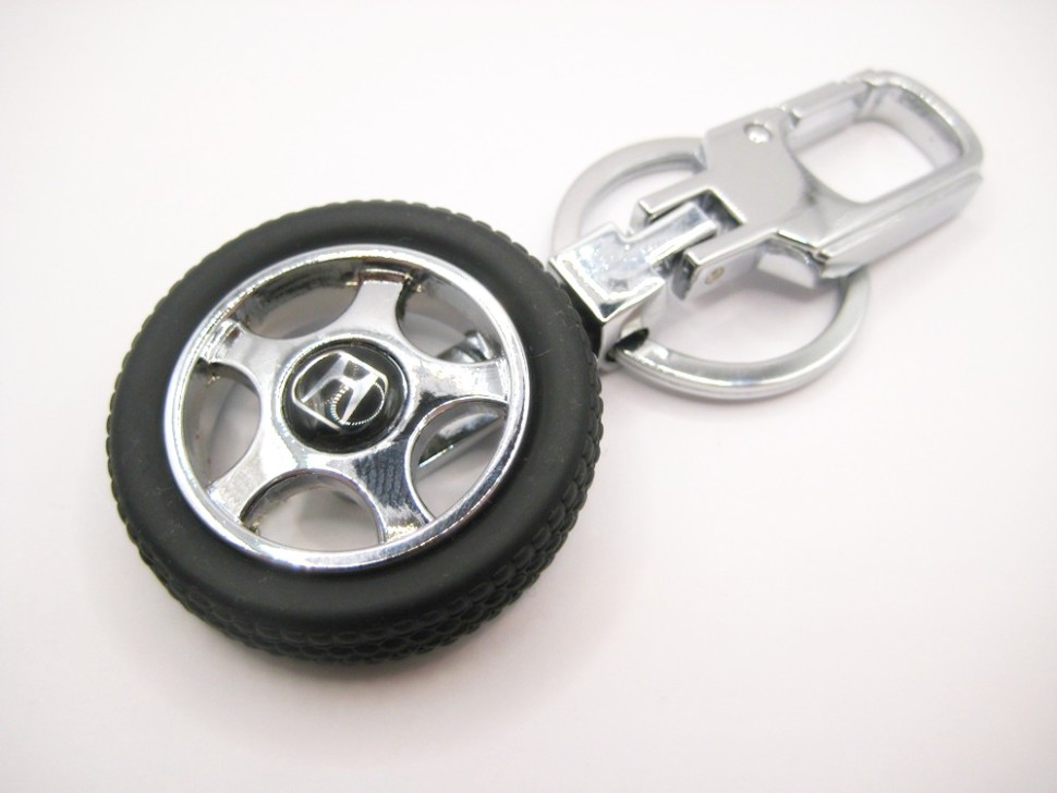 Брелок автомобильный, Колесо Honda/брелок для авто/брелок для ключей женский/брелок для ключей мужской/брелок для ключей автомобиля      