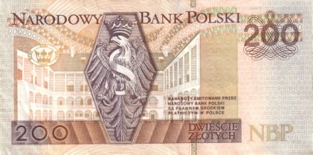 Польша 200 злотых 1994 г (Сигизмунд I Старый) UNC