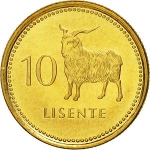 Лесото 10 лисенте 2018 г.  Горный козел  