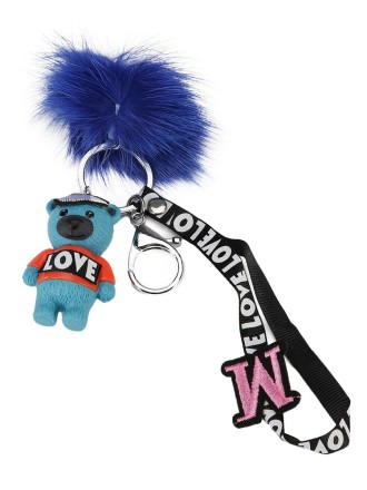 Брелок мишка LOVE/брелок для сумки/брелок для ключей/подарок на день Святого Валентина (синий)
