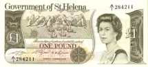 Остров Святой Елены 1 фунт 1981 г.  UNC 