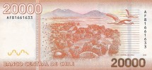 Чили 20000 песо 2018 г Памятник-заповедник Салар-де-Сурире UNC  
