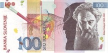 Словения 100 толаров 2003 г. «художник Рихард Якопич»  UNC