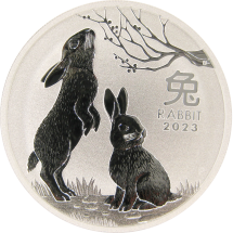 Австралия 1 доллар 2023 Год кролика / Лунар  Королевский МД  