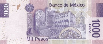 Мексика 1000 песо 2013 г. Университет Гуанахуато UNC